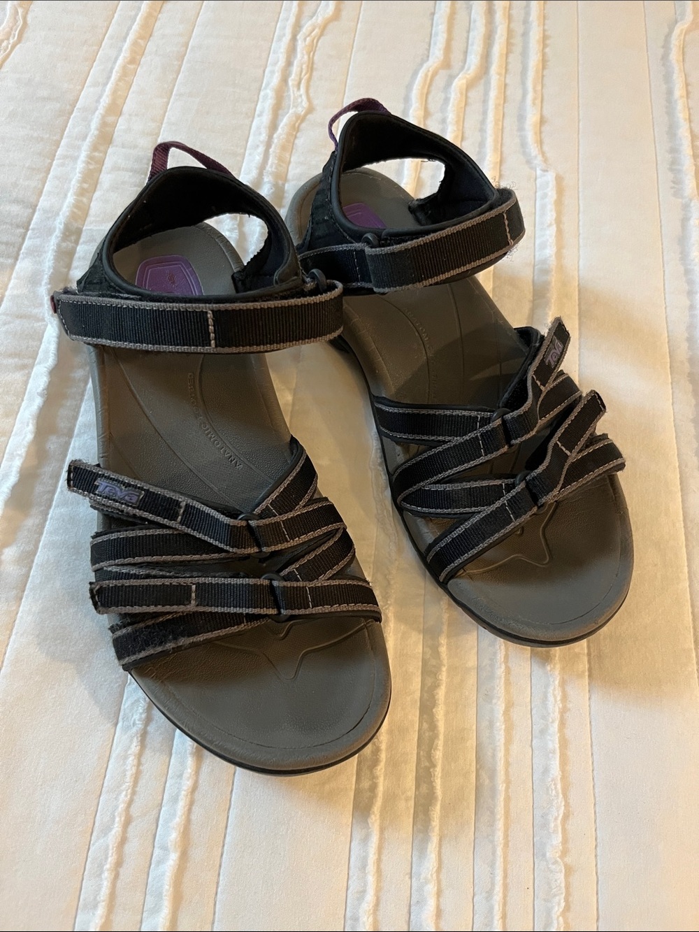 Teva Women's Multi-Strap Outdoor Sandals Sport Black/purple